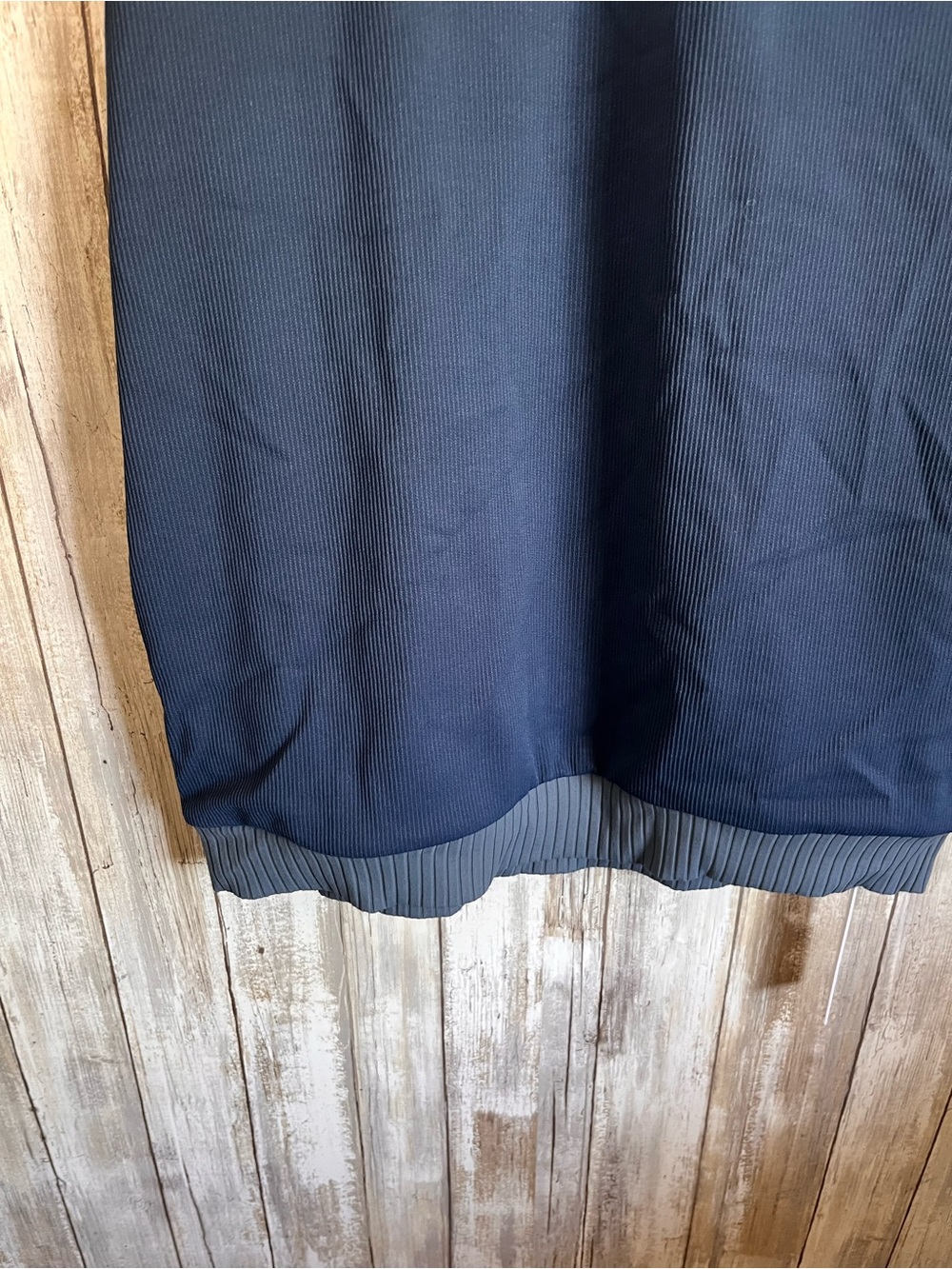 For Love & Lemons Navy Blue Bella Ribbed Bodycon Mini Dress Large L Y2K - Picture 5 of 8